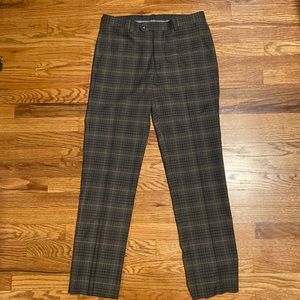 ALFANI Plaid Slim Fit dress pants size 32x32